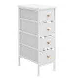 New Narrow Dresser with 4 Drawers, Slim Drawer