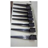 8   4x4  Fence Post Anchor Ground Spikes.  2