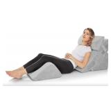 4 PC Bed Wedge Pillows Set - Orthopedic Wedge