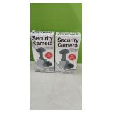 (2) Security Cameras (fake) Battery Operated