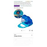 SwimWays Spring Float Canopy Recliner Chair for