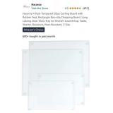 Hacaroa 4 Pack Tempered Glass Cutting Board with