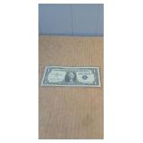 1957A  Blue Seal Silver Certificate in a