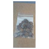 100 Mixed Dates Wheat Pennies