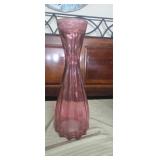 Large pink vase