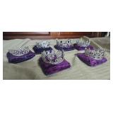 6pcs Franklin Mint RARE Royal Tiara Collection