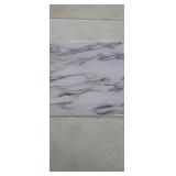 19 CT Vinyl Floor Tiles, 12" x 12", Bianco M