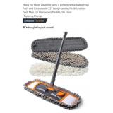 NEW Multifunction Dust Mop w/ 3 Mop Pads &