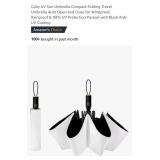 NEW UV Travel Umbrella, Compact, Folding, White