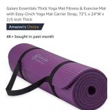 NEW Yoga Mat, 72"L x 24"W, Purple