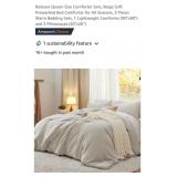 3 Pc Queen Size Comforter & 2 Shams,