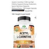 Acetyl  L- Carnitine  1500mg Dietary Supplement