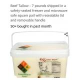 BEEF  Tallow.  7 Pounds 06/23/2025