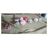 Cardinals baseballs. Signed autograph