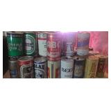Antique Beer Can Collection