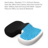 NEW Memory Foam Gel Seat Cushion w/ Non-Slip