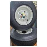New 5 Lug Trailer Tires 4.80-8 Tires & Wheels