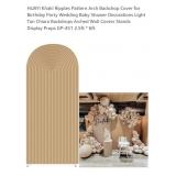 NEW Arch Backdrop Cover, Double Sided,  Khaki