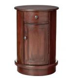 New  Keaton Traditional Round Side Storage End