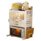 NEW Countertop Dish Storage/Bakers Rack Cabinet