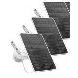 3 New Solar Panels for Security Cameras, 5V 4W