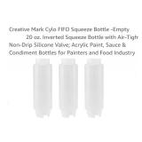 NEW Set of 3 - 20 oz. Inverted Squeeze Bottle w/