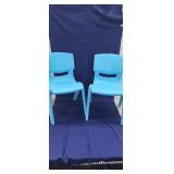 NEW Set of 2 Kids Plastic Chairs, Stackable,