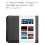 NEW Anti Fatigue Mat, Non Slip, 20" x 39", Grey