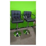 2 New Barstools Swivels, adjustable Height