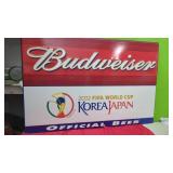 Budweiser Metal Sign 2001. 20" x 30"