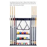 NEW Billiards Pool Cue & Stick Holder Only,