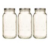 NEW Set of 3 - Ball Wide Mouth Half Gallon Mason
