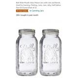 NEW Set of 2 - Ball Wide Mouth Half Gallon Mason