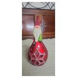 Santa Candle Holder