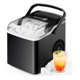 New 26Lb Countertop Ice Maker, 9 Cubes Ready in 6