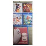 5 Disney Blu-ray Disc / DVD Lot Snow White, Lion