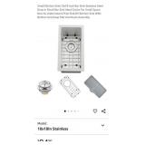 NEW 10" x 18" Drop In Bar Sink w/ Bottom Grid,