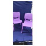 NEW Set of 2 Kids Plastic Chairs, Stackable,