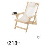 New Sling Lounge Chair, Natural/Beige