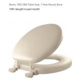 NEW Bemis Toilet Seat, Round, Bone