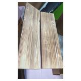 2 New Rustic 24" Floating Shelves includes