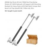 NEW 2Pcs Gas Prop Spring Shocks 20" 445N