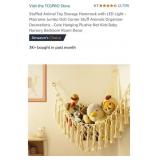 Stuffed Animal Toy Storage Hammock with LED Light