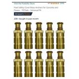 Pool Safety Cover Brass Anchors for Concrete and