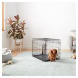 New  Foldable Metal Wire Dog Crate with Tray,