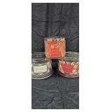 3 Scented Candles in Glass Jars - Winter Candy