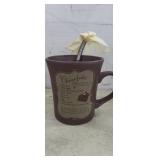 NEW Chocolate Cake Mug w/ Whisk