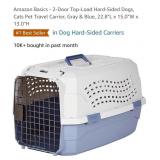 NEW Pet Travel Carrier, 2-Door Top-Load