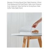 NEW 24" Round Clear Table Protector, 2.0mm Thick