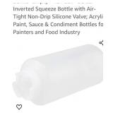 (3) 32oz Inverted Squeeze  Bottles for